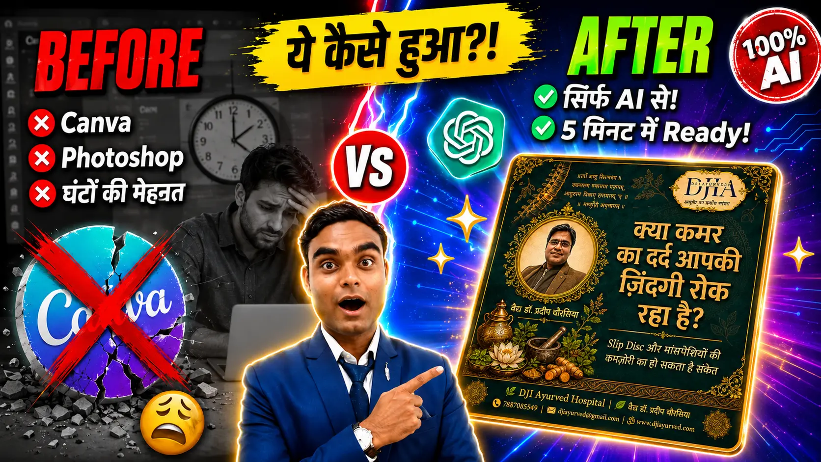 AI Social Media Post Course in Hindi
