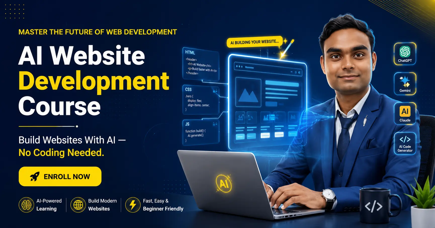 AI Website Development Course